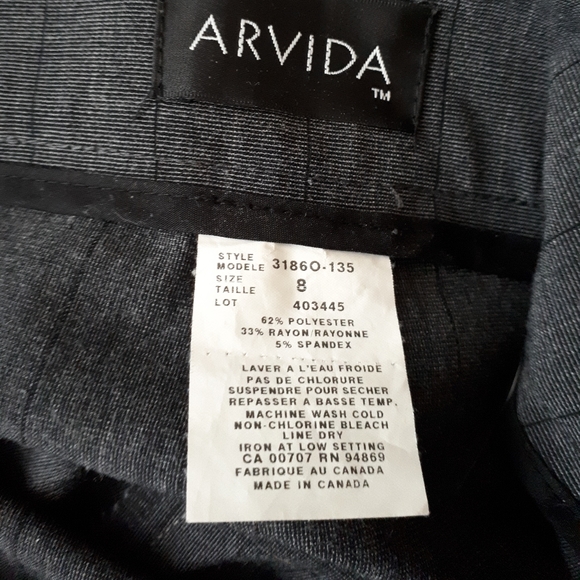 Grey Dress Pants with black pin stripes - Picture 7 of 7